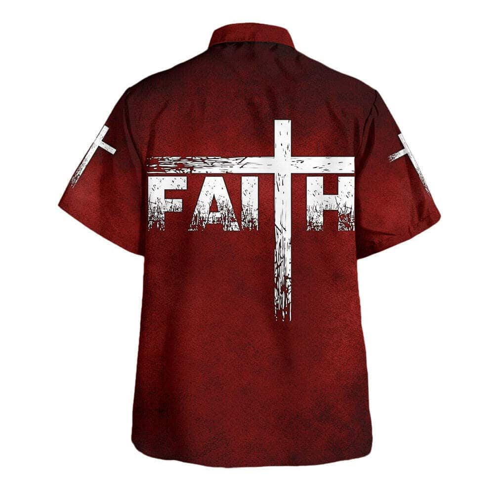 Jesus Christ Cross Faith Hawaiian Shirt For Men, Christian Hawaiian Shirt, Gift For Christian