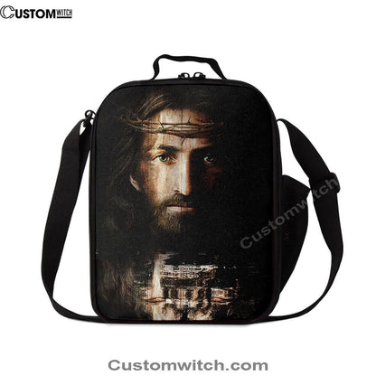 Jesus Christ Crown Of Thorns Lunch Bag, Christian Lunch Box For School, Picnic