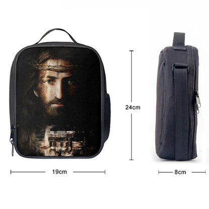 Jesus Christ Crown Of Thorns Lunch Bag, Christian Lunch Box For School, Picnic