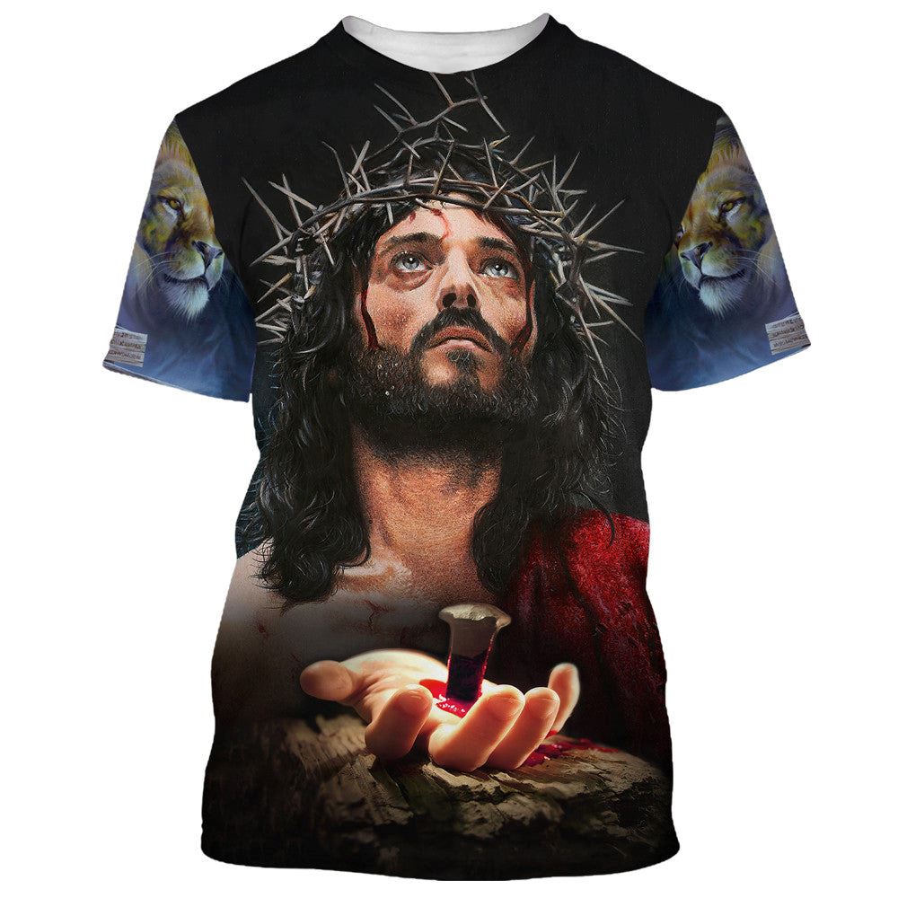 Jesus Christ Crucifieds All Over Print 3D T-Shirt, Gift For Christian, Jesus Shirt
