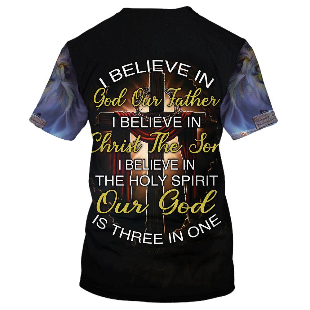 Jesus Christ Crucifieds All Over Print 3D T-Shirt, Gift For Christian, Jesus Shirt
