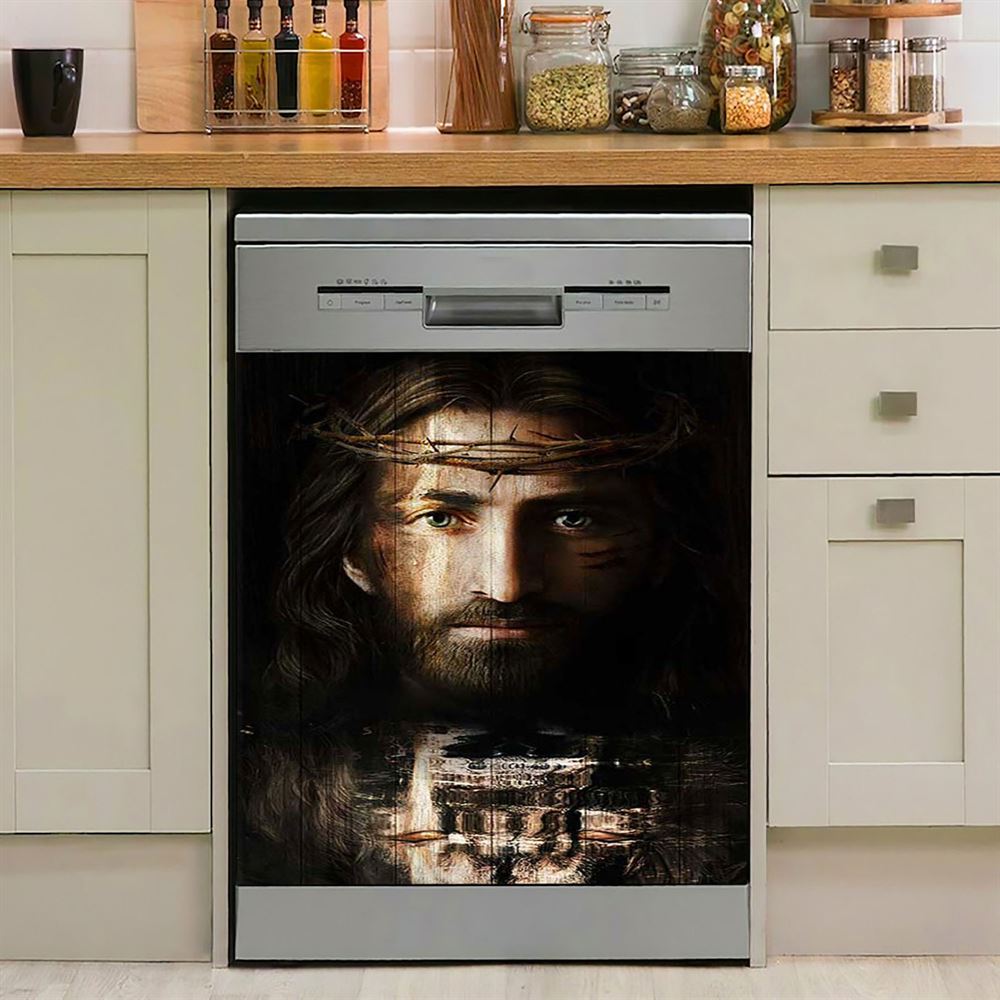 Jesus Christ Dishwasher Cover , Jesus Dishwasher Stickers, Jesus Kitch ...
