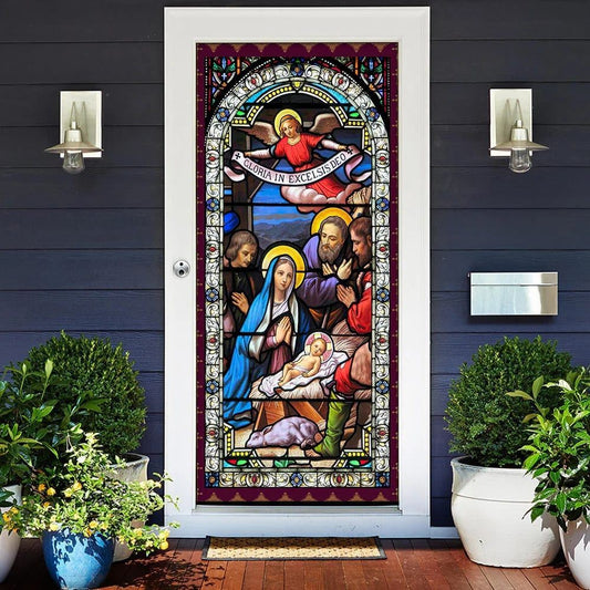 Jesus Christ Family Door Cover, Christian Door Decor, Door Christian Church, Christian Door Plaques
