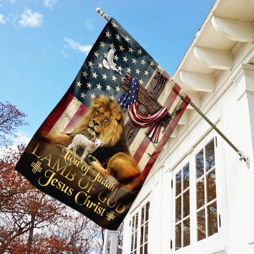 Jesus Christ House Flags, Christian Flag, Scripture Flag, Garden Banne ...