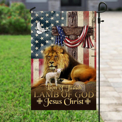 Jesus Christ House Flags, Christian Flag, Scripture Flag, Garden Banner