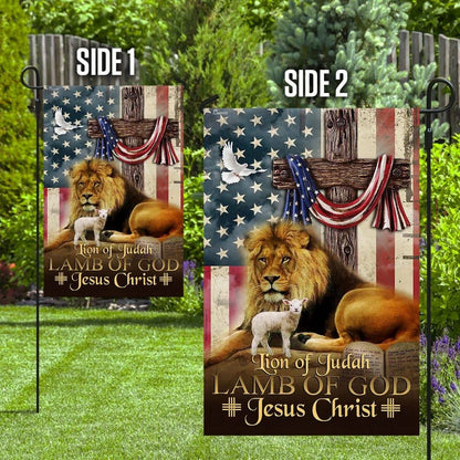 Jesus Christ House Flags, Christian Flag, Scripture Flag, Garden Banner