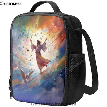 Jesus Christ Is Dancing Lunch Bag, Christian Lunch Box For School, Picnic