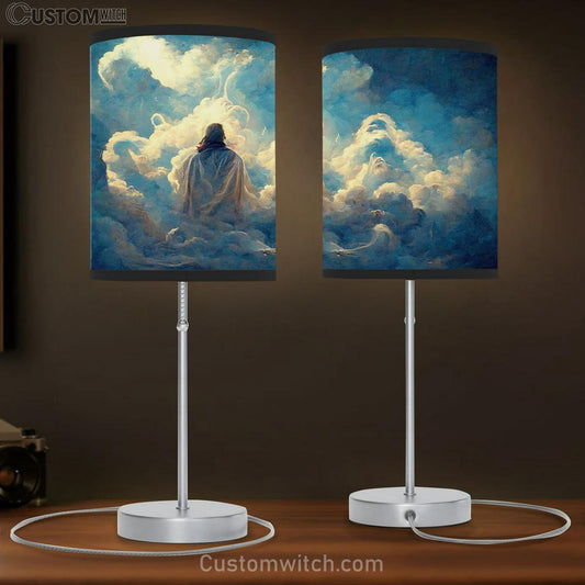Jesus Christ Look Table Lamb Prints - Christian Lamb Gift - Christian Home Decor