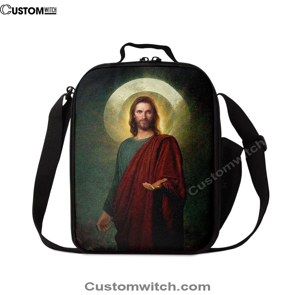 Jesus Christ Lunch Bag, Christian Lunch Box For School, Picnic