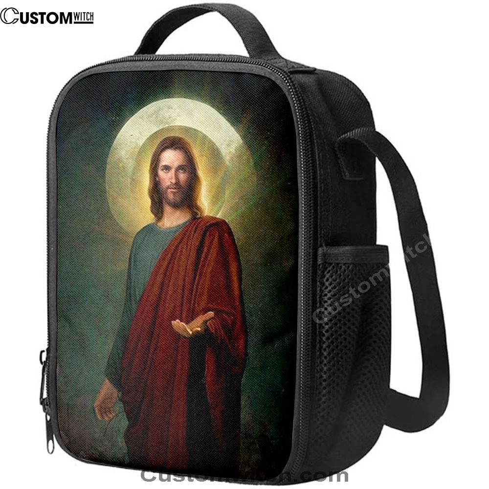 Jesus Christ Lunch Bag, Christian Lunch Box For School, Picnic