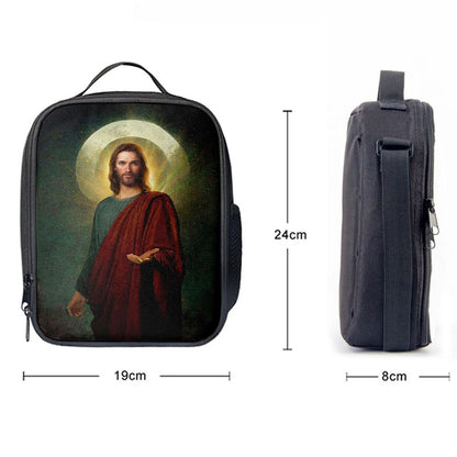 Jesus Christ Lunch Bag, Christian Lunch Box For School, Picnic
