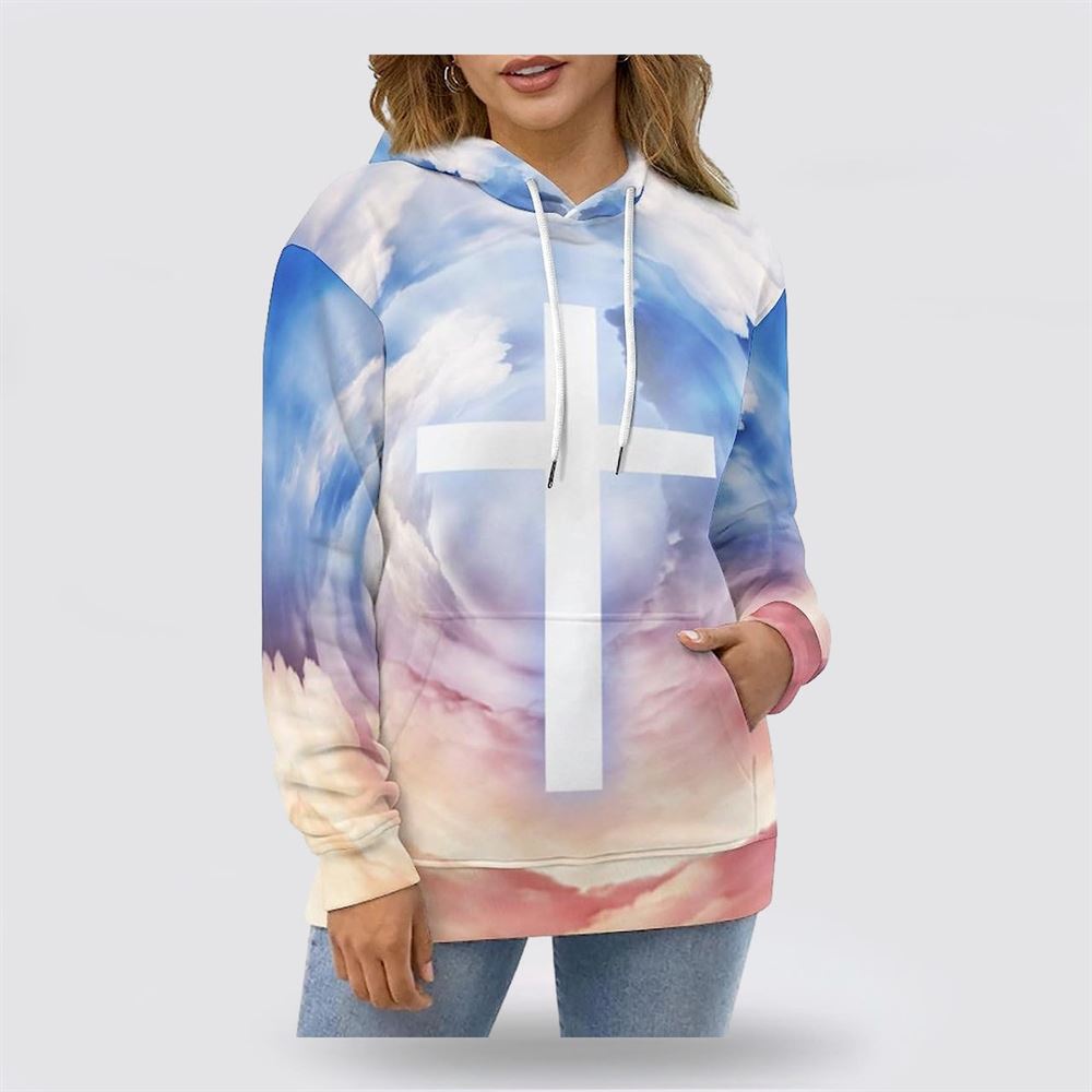 Jesus Christ One Nation Under God Veteran 3D Hoodies For Women Men, God 3D Printed Hoodie, Christian Apparel Hoodies