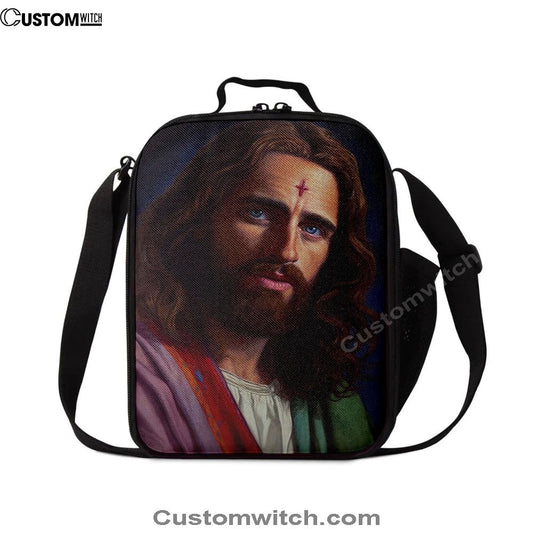 Jesus Christ Painting Lunch Bag, Christian Lunch Box For School, Picnic