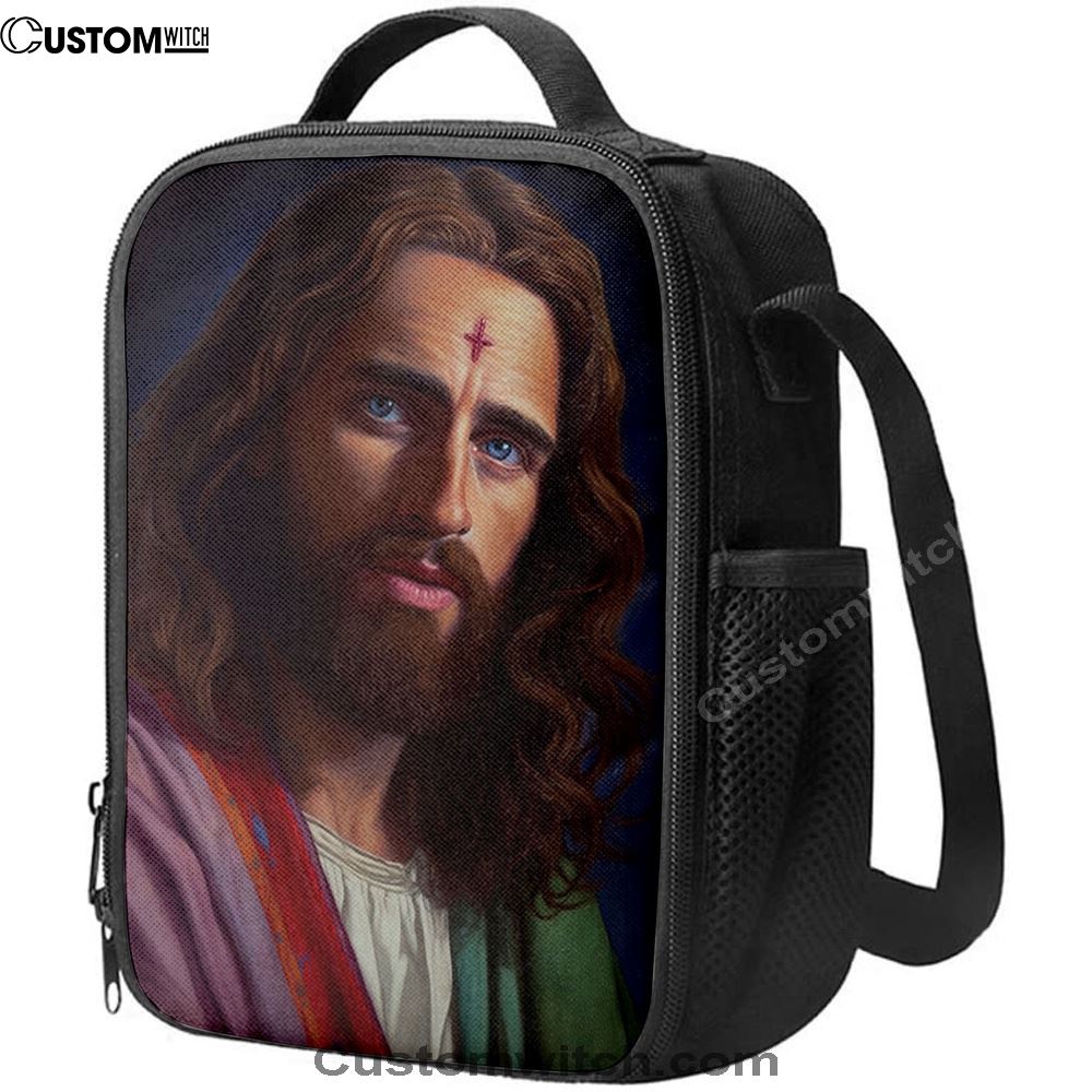 Jesus Christ Painting Lunch Bag, Christian Lunch Box For School, Picnic