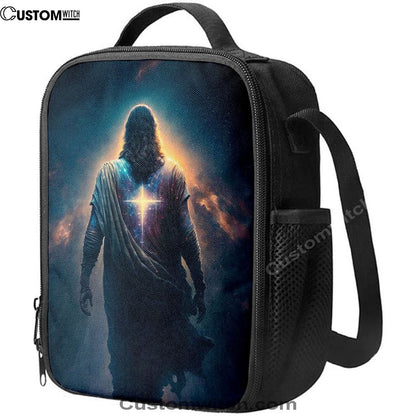 Jesus Christ Picture Art Lunch Bag - Jesus Art, Christian Lunch Box For School, Picnic