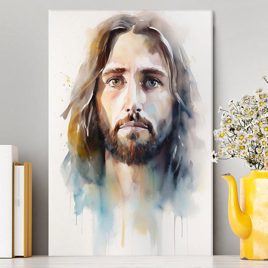 Jesus Christ Portrait Canvas Pictures - Jesus Christ Canvas Art - Christian Wall Art