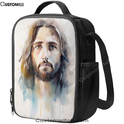 Jesus Christ Portrait Lunch Bag, Christian Lunch Box For School, Picnic