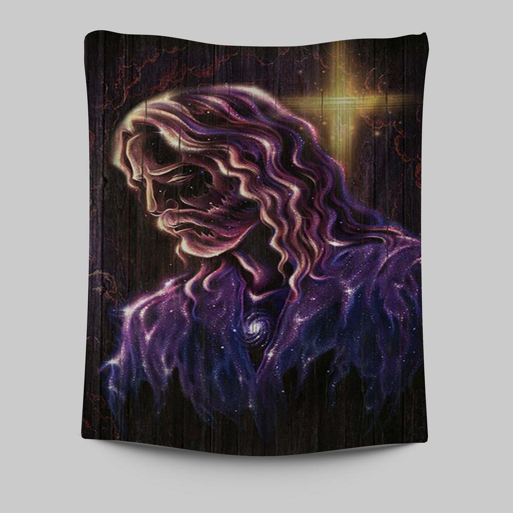 Jesus Christ The Redeemer Wall Art Tapestry - Jesus Portrait Tapestry Prints - Christian Wall Art