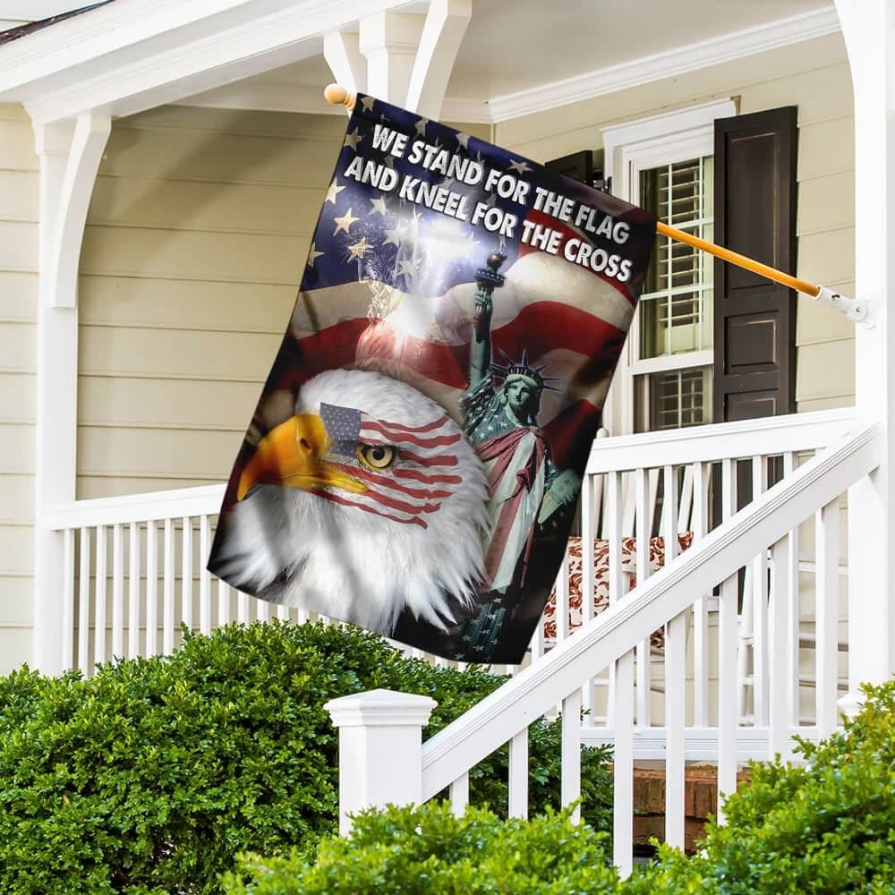 Jesus Christ United We Stand Flag, Outdoor Christian House Flag, Christian Flag, Scripture Flag, Garden Banner
