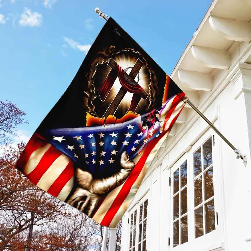 Jesus Christian American House Flags, Christian Flag, Scripture Flag ...