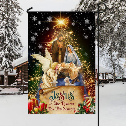 Jesus Christmas Flag Jesus Is The Reason For The Season Christmas Flag, Christian Christmas House Flag, Christmas Outdoor Decor Ideas