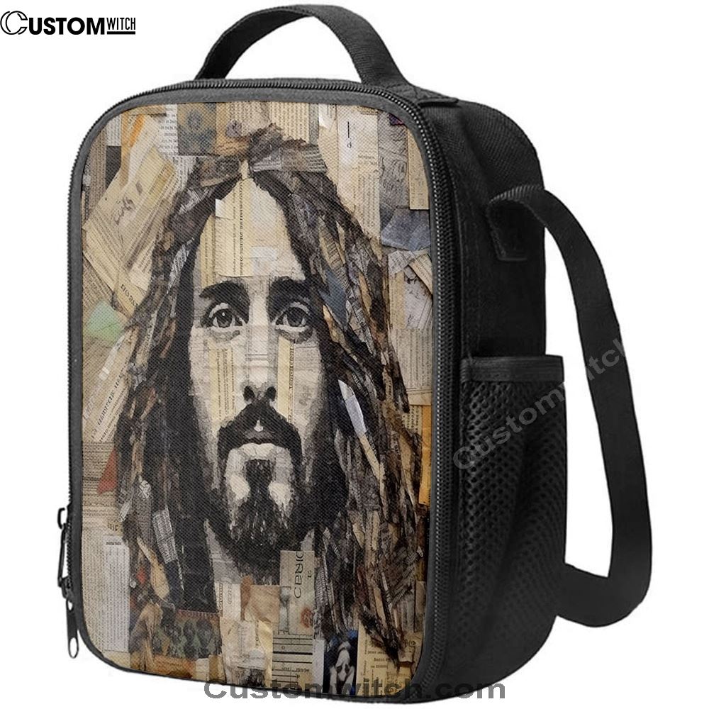 Jesus Christs Art Lunch Bag, Christian Lunch Box For School, Picnic
