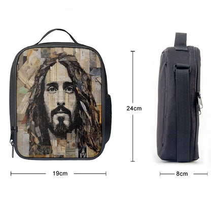 Jesus Christs Art Lunch Bag, Christian Lunch Box For School, Picnic