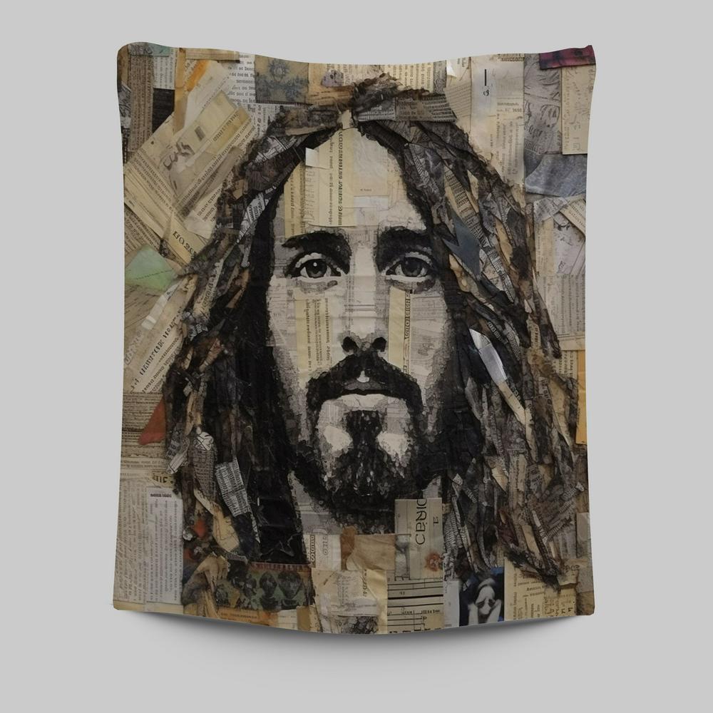 Jesus Christs Art Tapestry Prints - Jesus Tapestry Art - Christian Wall Art Decor