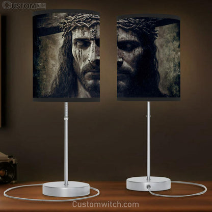 Jesus Christs Suffering Death Table Lamb Pictures - Faith Art - Christian Table Lamb Gift Decor