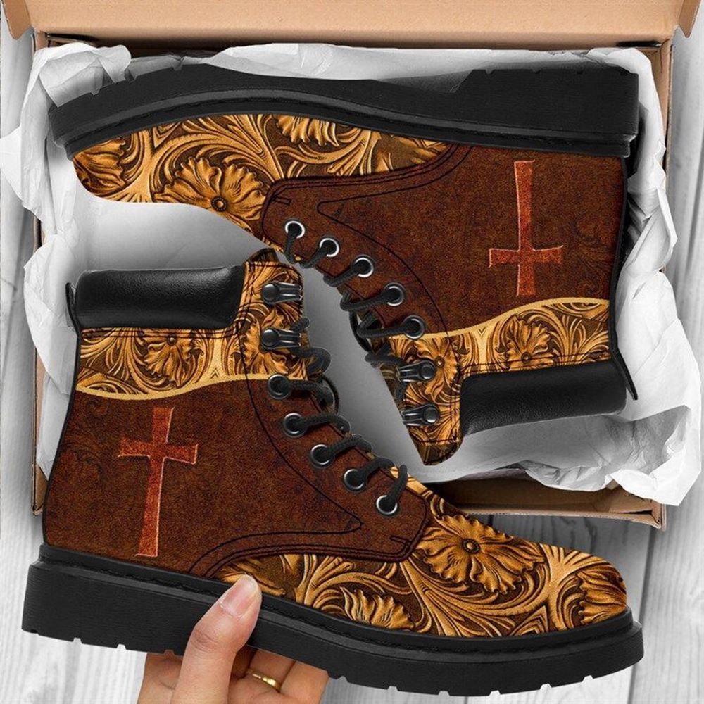 Jesus Cross Boots, Christian Lifestyle Boots, Bible Verse Boots, Chris ...