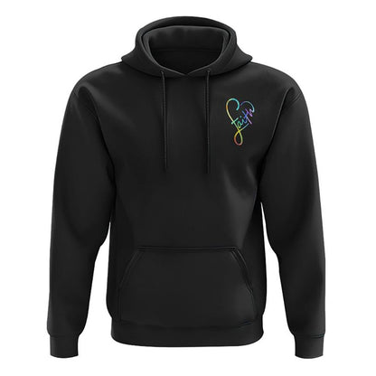 Jesus Cross Colorful Watercolor All Over Print 3D Hoodie, Christian Hoodie, Christian Sweatshirt, Bible Verse Shirt