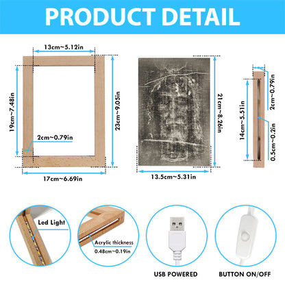 Jesus Decor - Jesus Christ Picture - Christian Decor For Pastor Priest - Christian Night Light Decor