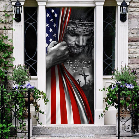 Jesus, Don’t Be Afraid Just Have Faith Door Cover, Christian Door Decor, Door Christian Church, Christian Door Plaques