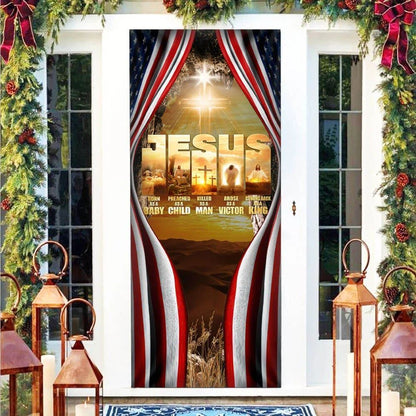 Jesus Door Cover Coming Back As A King, Christian Door Decor, Door Christian Church, Christian Door Plaques