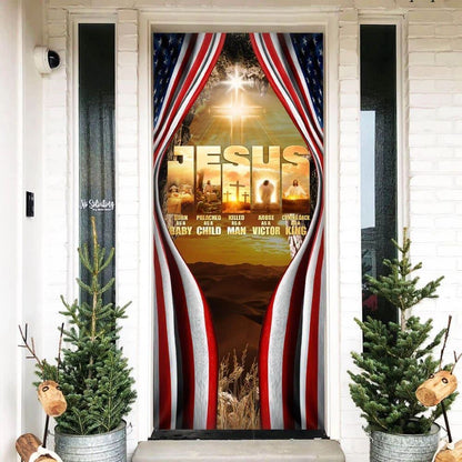 Jesus Door Cover Coming Back As A King, Christian Door Decor, Door Christian Church, Christian Door Plaques