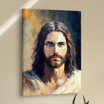 Jesus Face Canvas Pictures - Jesus Art Prints - Jesus Art - Christian Home Decor