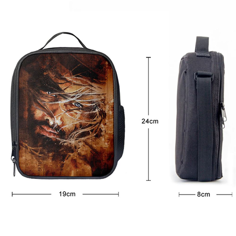 Jesus Face Lunch Bag, Christian Lunch Box For School, Picnic