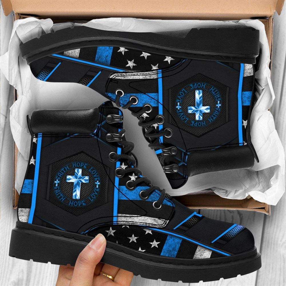Jesus Faith Hope Love God Boots, Christian Lifestyle Boots, Bible Vers ...