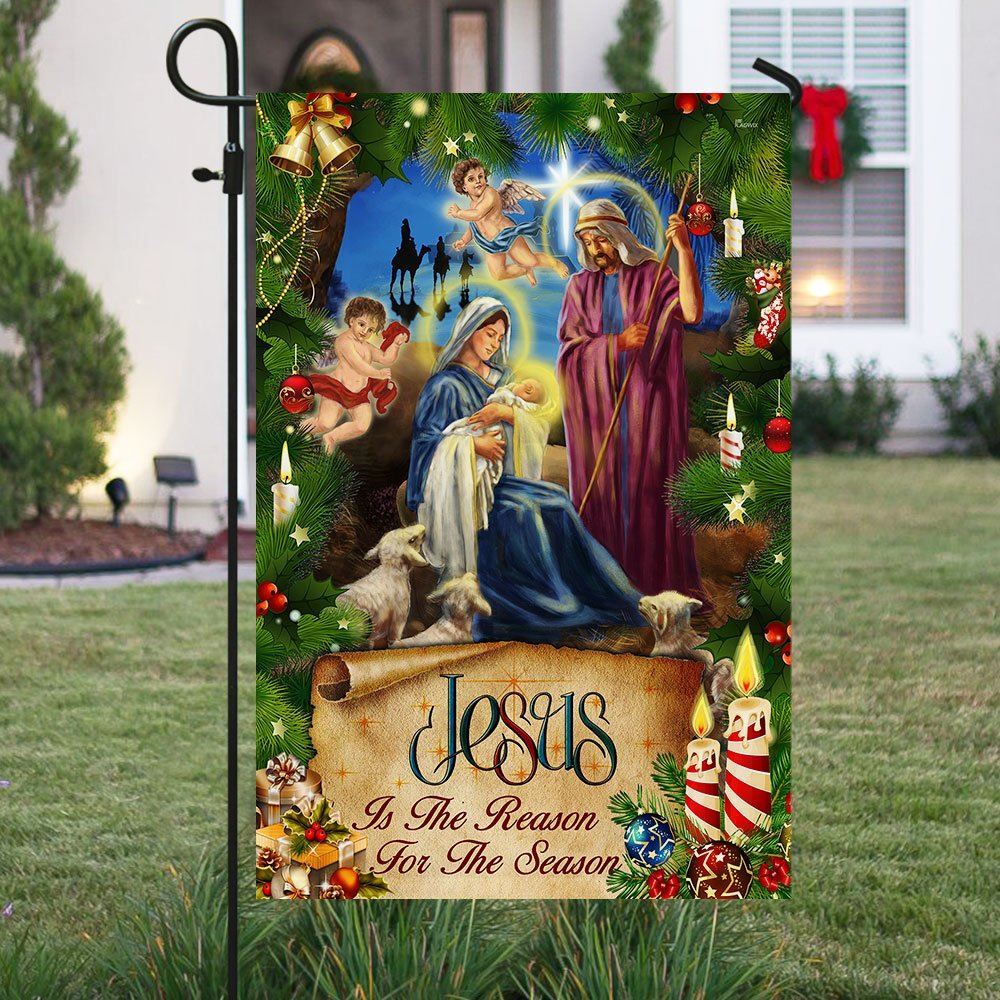 Jesus Flag Nativity Of Jesus Christmas Flag, Christian Christmas House Flag, Christmas Outdoor Decor Ideas