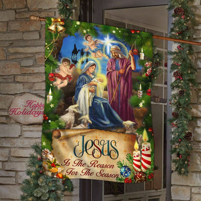 Jesus Flag Nativity Of Jesus Christmas Flag, Christian Christmas House Flag, Christmas Outdoor Decor Ideas