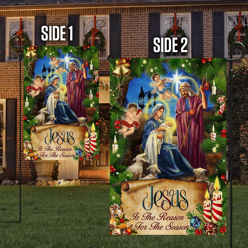 Jesus Flag Nativity Of Jesus Christmas Flag, Christian Christmas House Flag, Christmas Outdoor Decor Ideas
