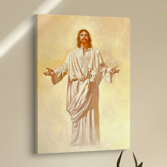 Jesus God With Open Arms Canvas Pictures - Christian Wall Art - Jesus Canvas Art