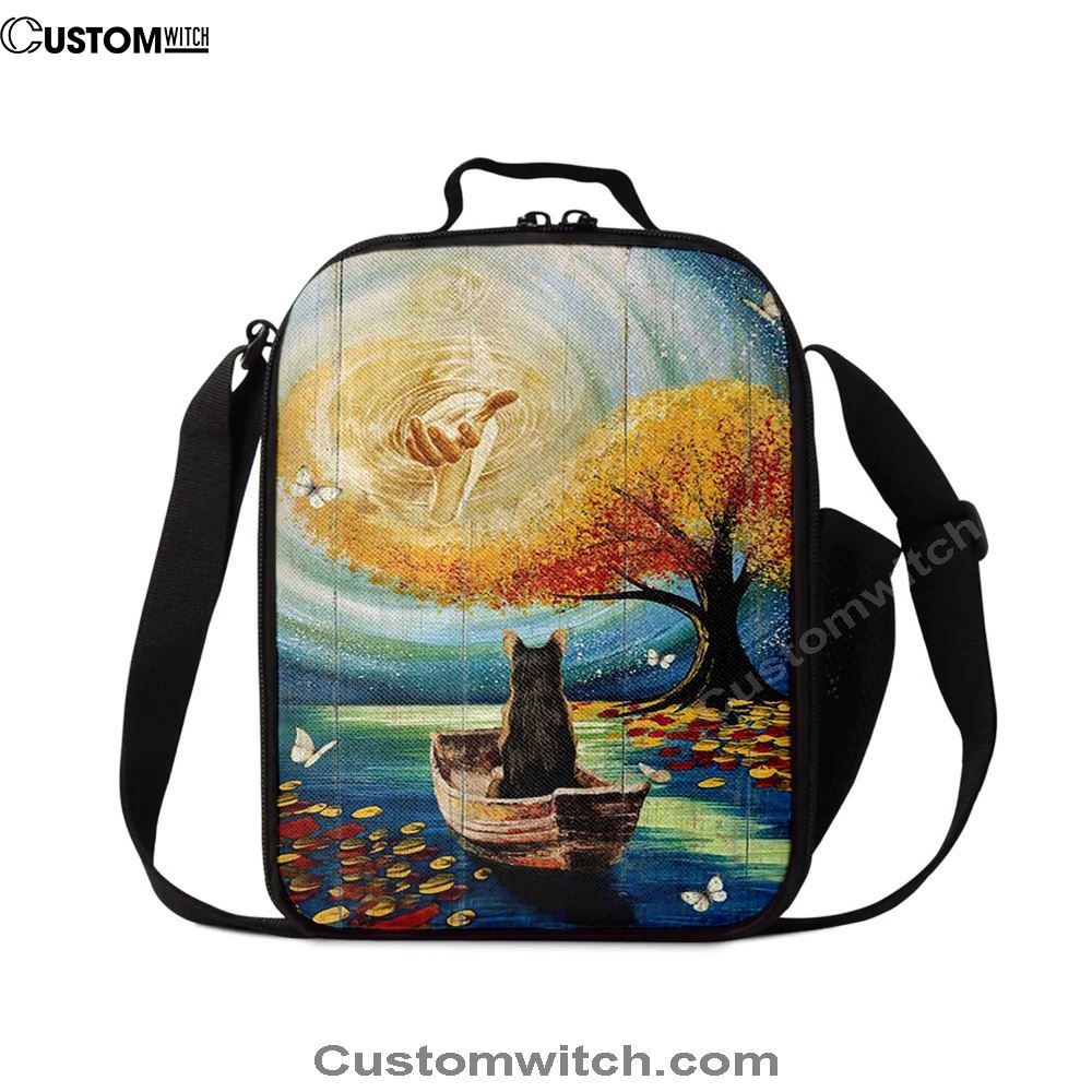 Jesus Hand German Shepherd Dog Lunch Bag, Christian Lunch Box For School, Picnic