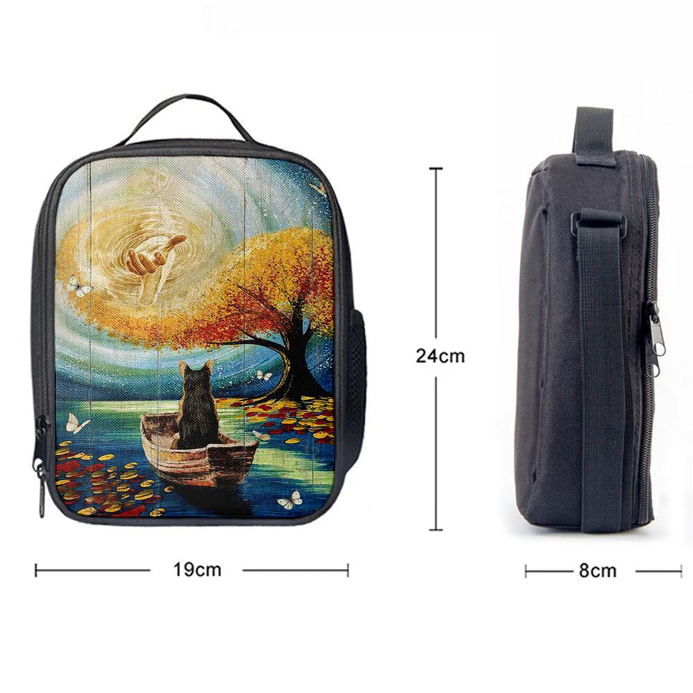 Jesus Hand German Shepherd Dog Lunch Bag, Christian Lunch Box For School, Picnic