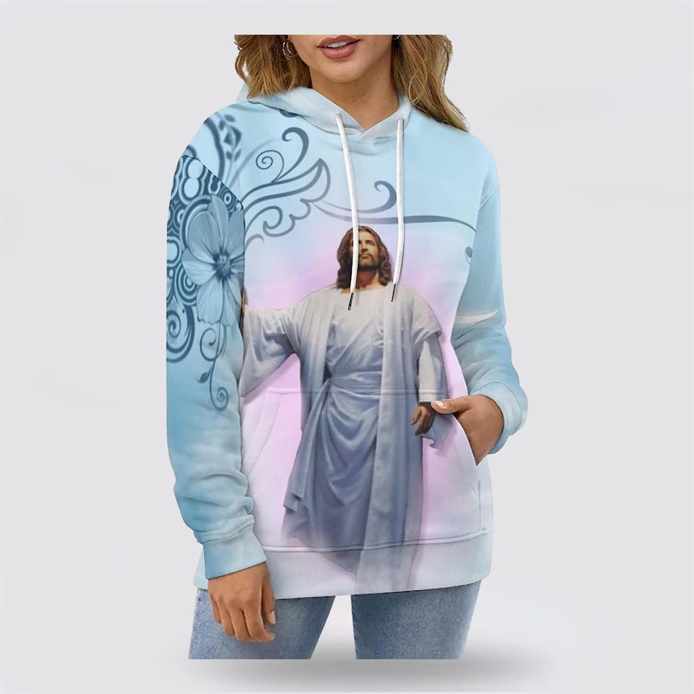 Jesus He Lives 3D Hoodies For Women Men, God 3D Printed Hoodie, Christian Apparel Hoodies