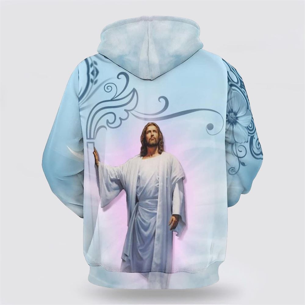 Jesus He Lives 3D Hoodies For Women Men, God 3D Printed Hoodie, Christian Apparel Hoodies