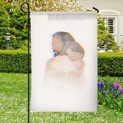 Jesus Holding The Child Flag, Christian's Flag, Jesus Garden Flag, Garden Flag, Welcome Flag, Christian Flag, Scripture Flag, Garden Banner