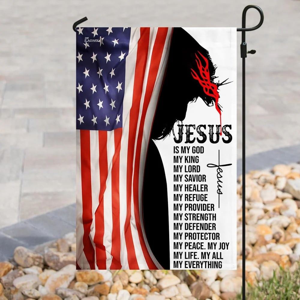 Jesus House Flag, Christian Flag, Christian Flag, Scripture Flag, Garden Banner