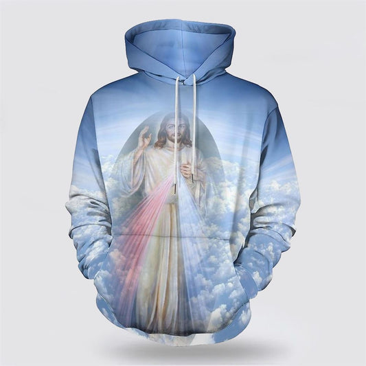 Jesus I Trust In You 3D Hoodies For Women Men, God 3D Printed Hoodie, Christian Apparel Hoodies