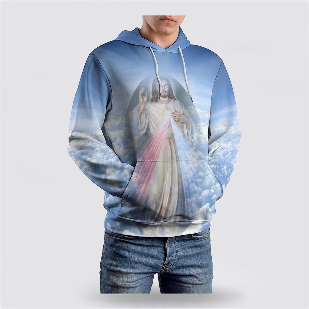 Jesus I Trust In You 3D Hoodies For Women Men, God 3D Printed Hoodie, Christian Apparel Hoodies